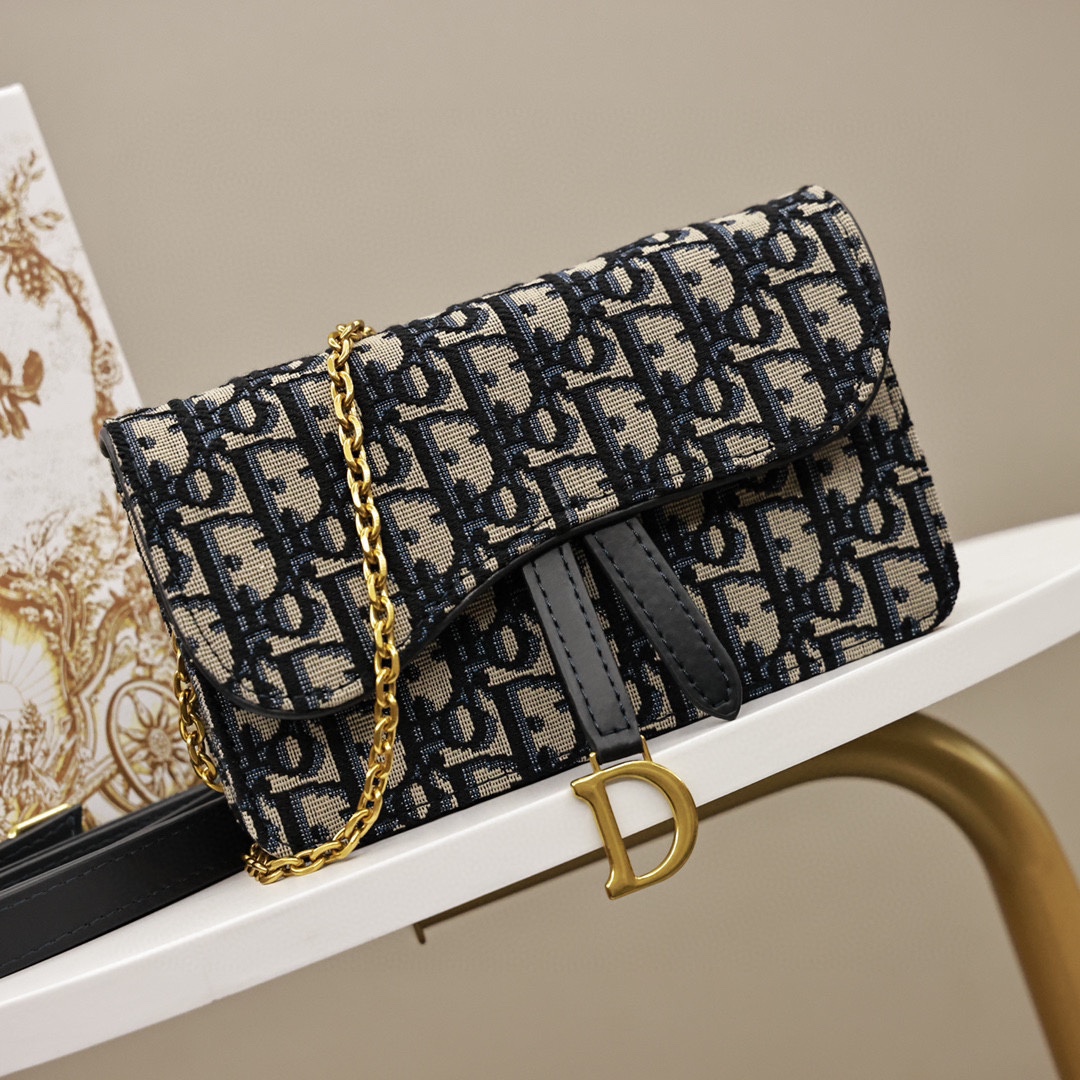 I5  迪奥Dior老花马鞍腰包