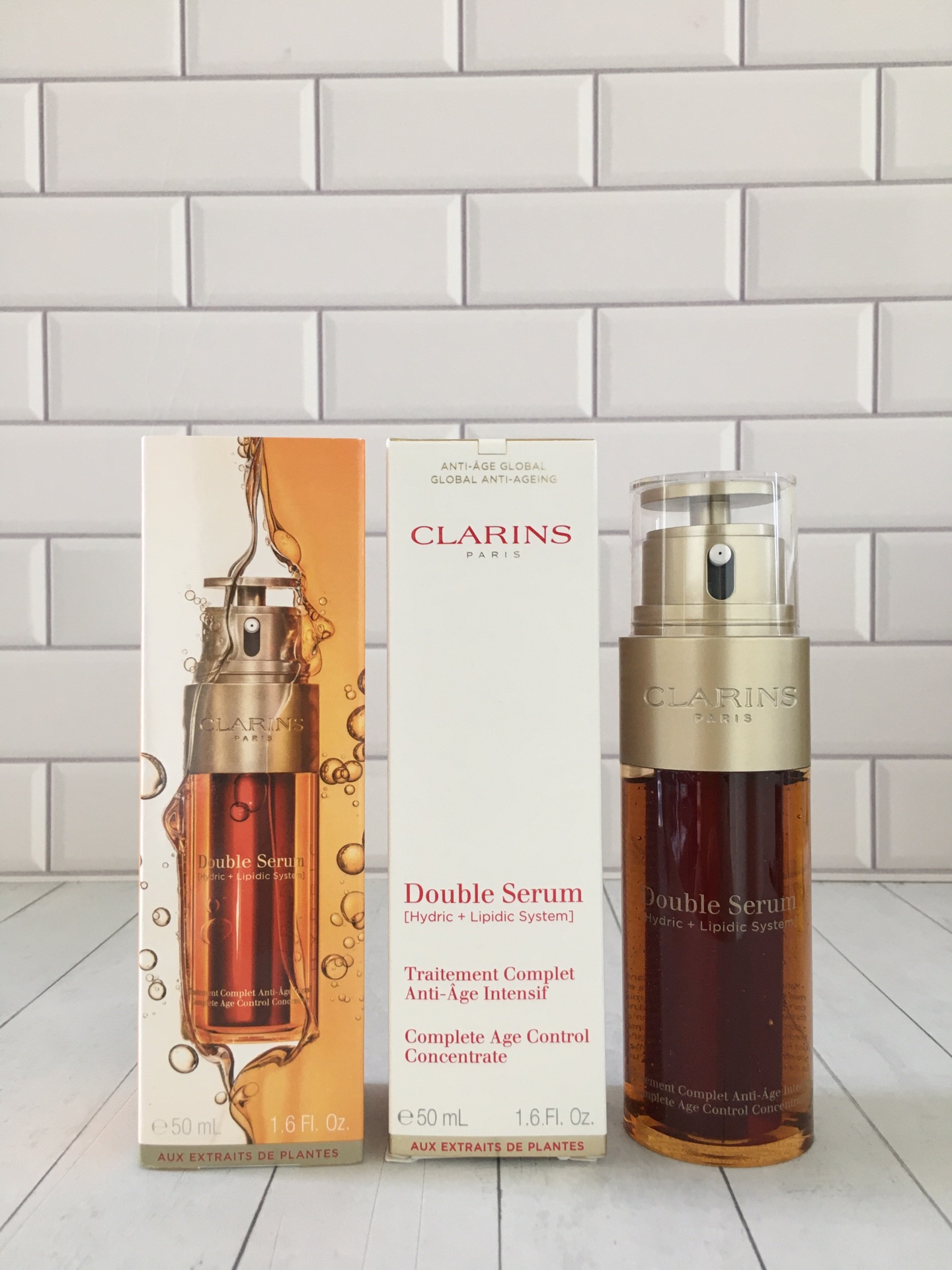 Clarins Double Serum Duo: Complete Age Control Concentrate, 1.7 fl oz 4 i1654838252 8397 1