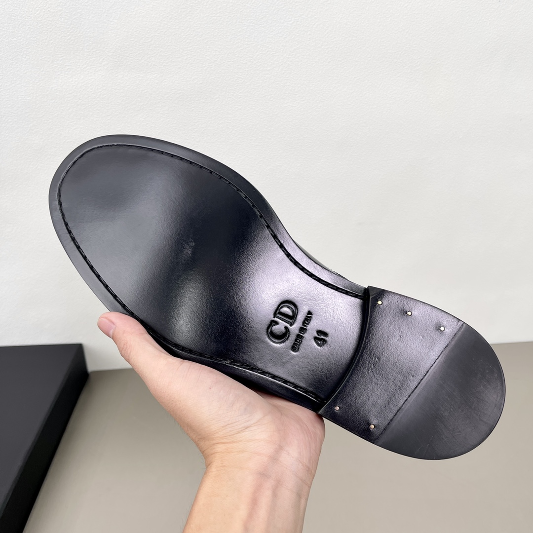 Dior Classic Luxury Leather Shoe Loafer Ref 7