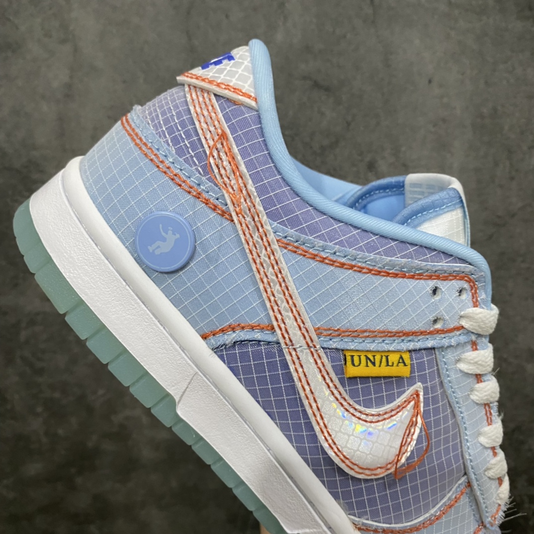 图片[7]-Union LA x Nike SB Dunk Low\”Blue\” 扣篮系列低帮休闲运动滑板板鞋“浅蓝联名蓝缝线”DJ9649-400 原楦原纸版开发版型 采用进口半透明防水溅防剐尼龙布材质鞋面 鞋垫嵌入缓震乳胶+Sole气垫装置及耐磨橡胶大底❗️ 尺码：36 36.5 37.5 38 38.5 39 40 40.5 41 42 42.5 43 44 44.5 45 46 47.5-选品中心