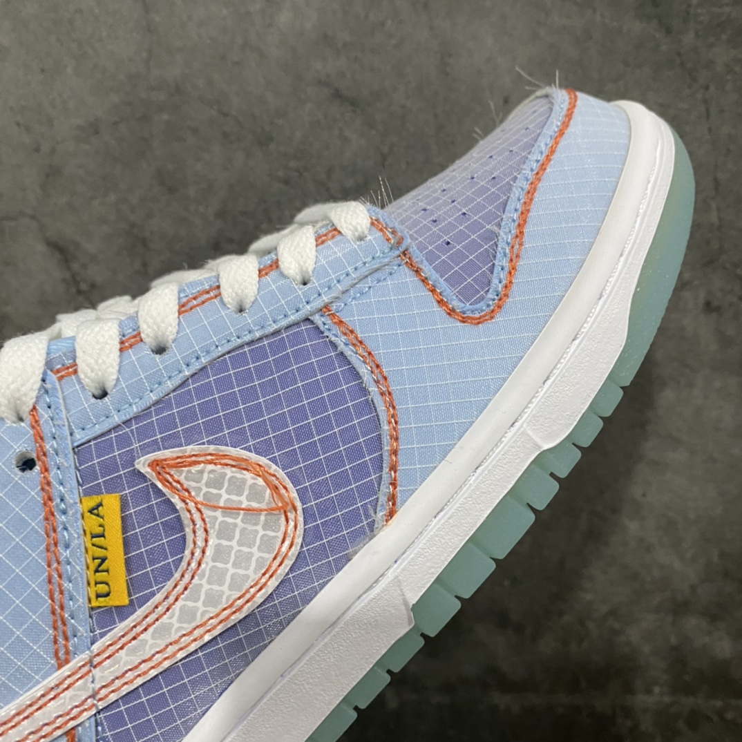 图片[6]-Union LA x Nike SB Dunk Low\”Blue\” 扣篮系列低帮休闲运动滑板板鞋“浅蓝联名蓝缝线”DJ9649-400 原楦原纸版开发版型 采用进口半透明防水溅防剐尼龙布材质鞋面 鞋垫嵌入缓震乳胶+Sole气垫装置及耐磨橡胶大底❗️ 尺码：36 36.5 37.5 38 38.5 39 40 40.5 41 42 42.5 43 44 44.5 45 46 47.5-选品中心