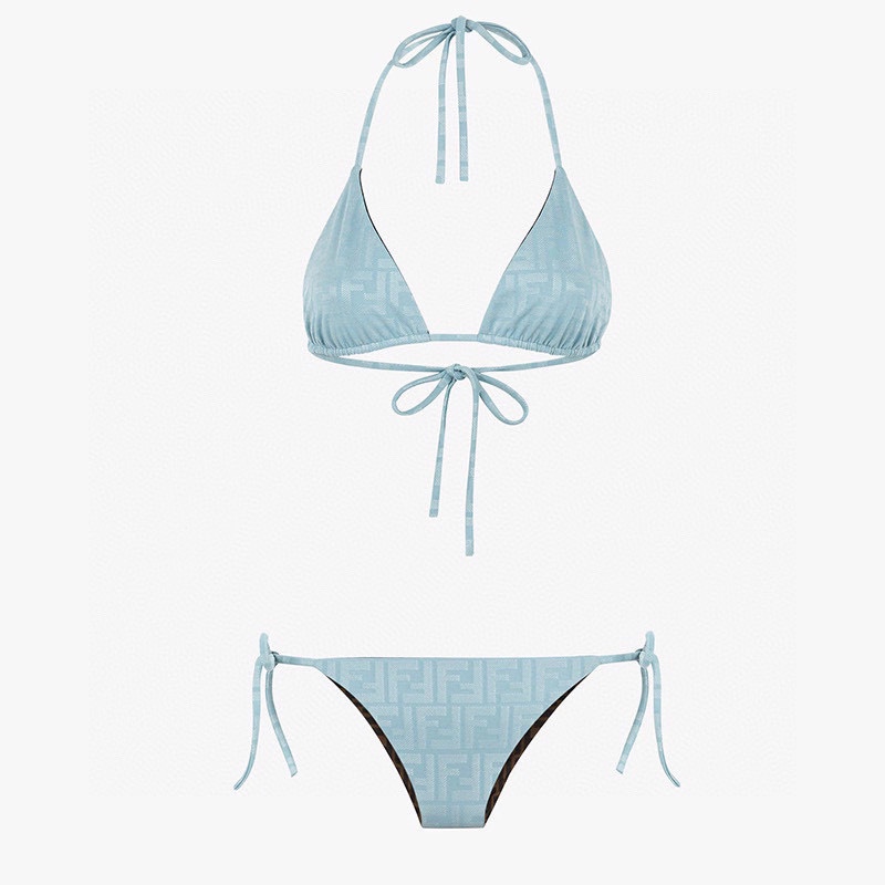 Fendi Flawless
 Clothing Swimwear & Beachwear Panties Blue Pink Printing