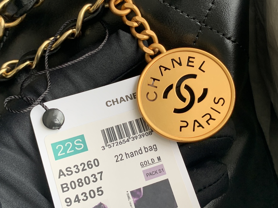 顶级货_法国高端定制品Chane1AS3260#Chanel2022新品油蜡皮小胎牛皮索口购物袋独家实拍