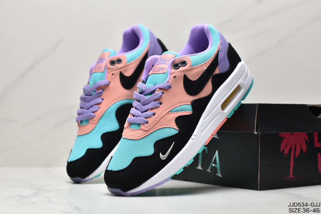130 Patta x Nike Air Max 1“Monarch”复古休闲跑步鞋DH1348
