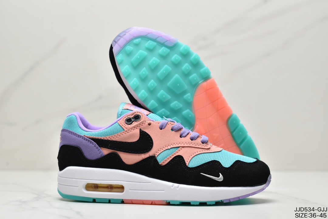 130 Patta x Nike Air Max 1“Monarch”复古休闲跑步鞋DH1348