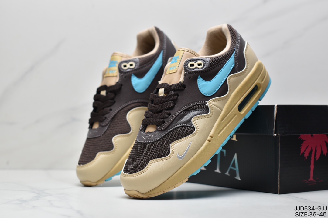 130 Patta x Nike Air Max 1“Monarch”复古休闲跑步鞋DH1348
