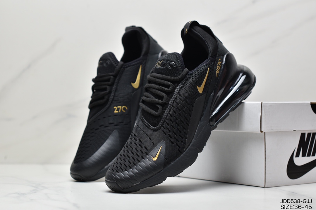 120 耐克Nike Wmns Air Max 270 React SE”Black Worldwide”270瑞亚赛车慢跑鞋