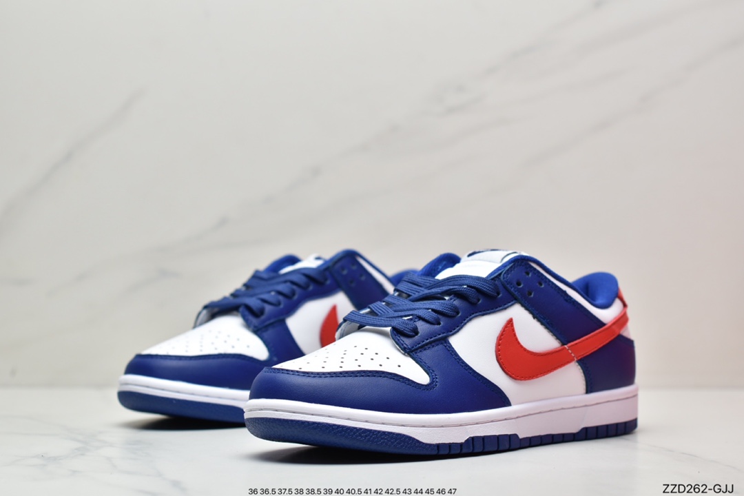 250 耐克Nike Wmns Dunk Low GS”White and University Red”扣篮系列低帮DD1503-119