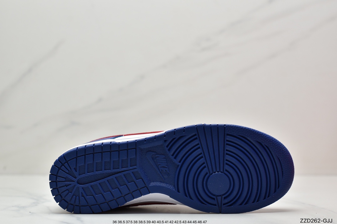 250 耐克Nike Wmns Dunk Low GS”White and University Red”扣篮系列低帮DD1503-119