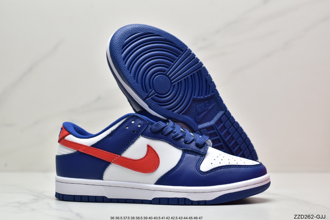 250 耐克Nike Wmns Dunk Low GS”White and University Red”扣篮系列低帮DD1503-119