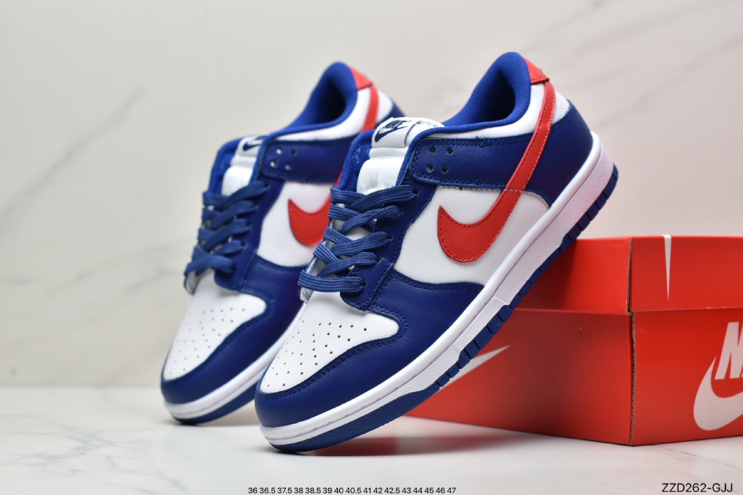 250 耐克Nike Wmns Dunk Low GS”White and University Red”扣篮系列低帮DD1503-119