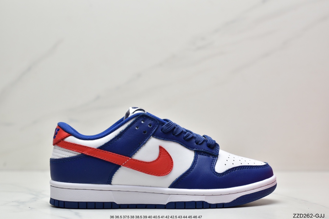 250 耐克Nike Wmns Dunk Low GS”White and University Red”扣篮系列低帮DD1503-119