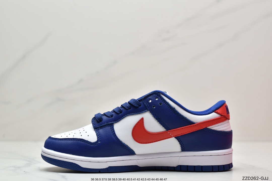 250 耐克Nike Wmns Dunk Low GS”White and University Red”扣篮系列低帮DD1503-119