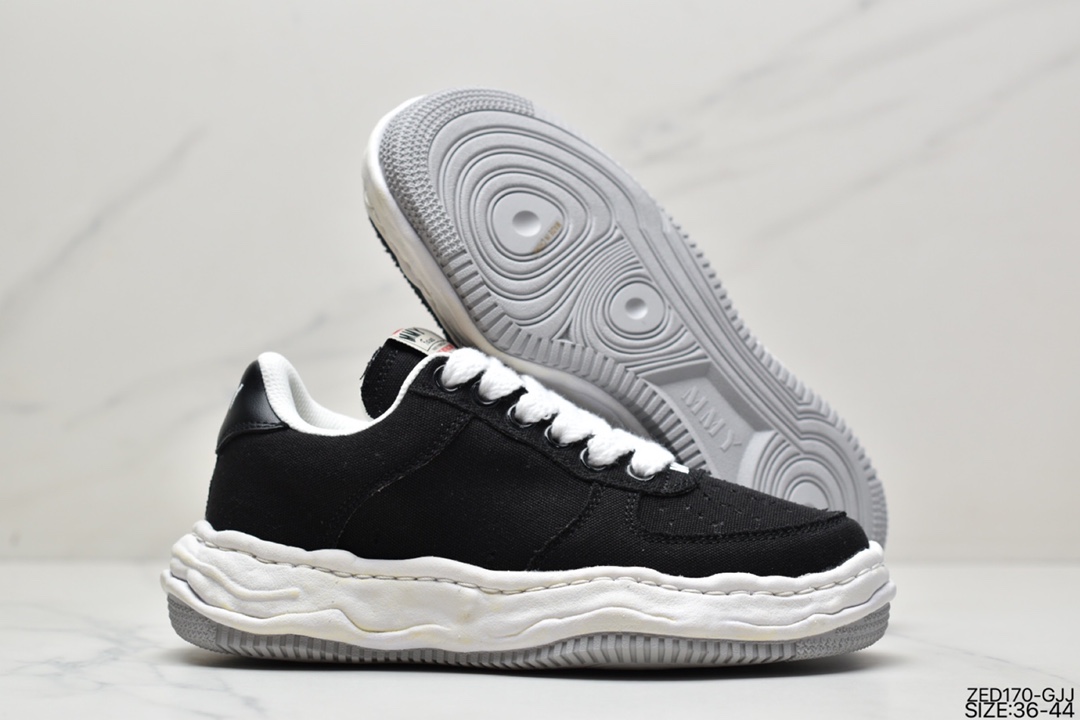 260 MMY/Maison MIHARA YASUHIRO Original Sole Canvas Low 变形溶解雪帆布板