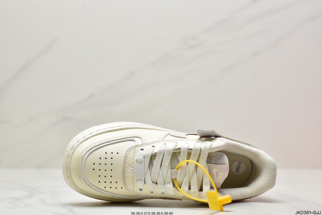 160 Air Force 1 Shadow 白蓝粉轻量增高低帮百搭板鞋”拼接马卡龙”