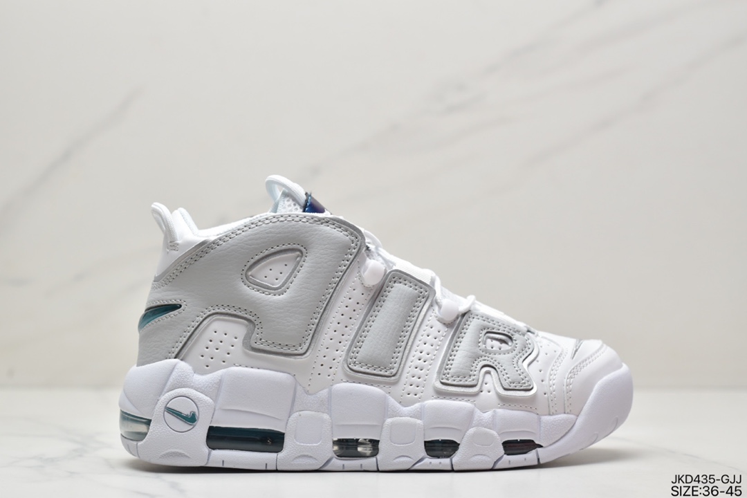 160 耐克Nike WMNS Air More Uptempo GS”Barely Green0”皮蓬初代系列经典