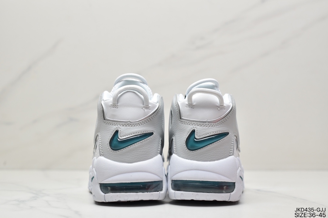 160 耐克Nike WMNS Air More Uptempo GS”Barely Green0”皮蓬初代系列经典