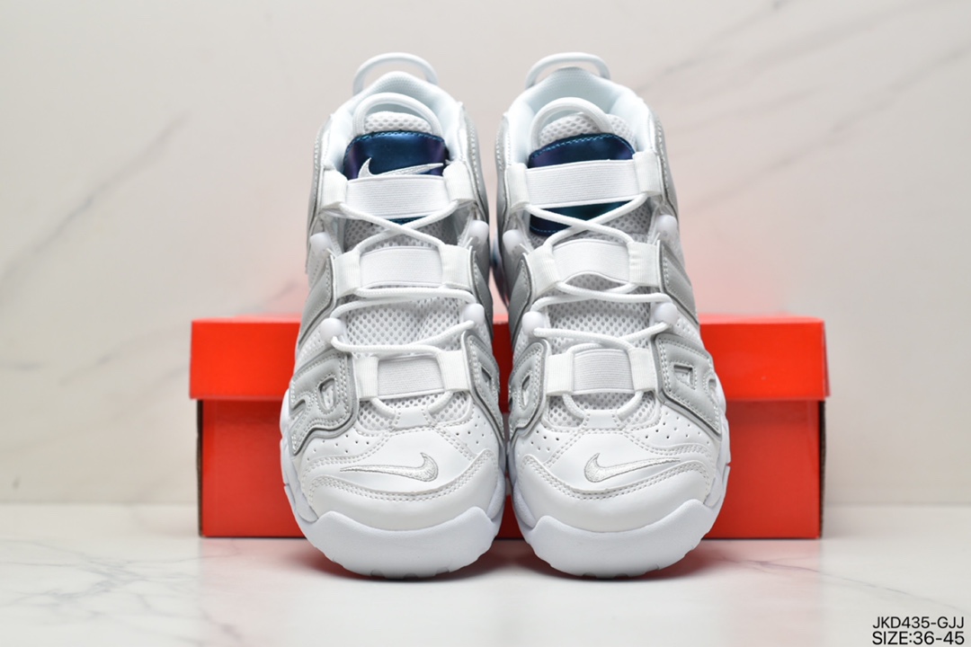 160 耐克Nike WMNS Air More Uptempo GS”Barely Green0”皮蓬初代系列经典