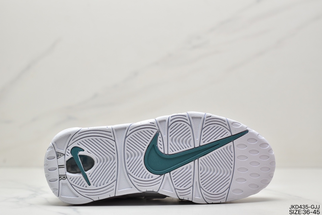 160 耐克Nike WMNS Air More Uptempo GS”Barely Green0”皮蓬初代系列经典
