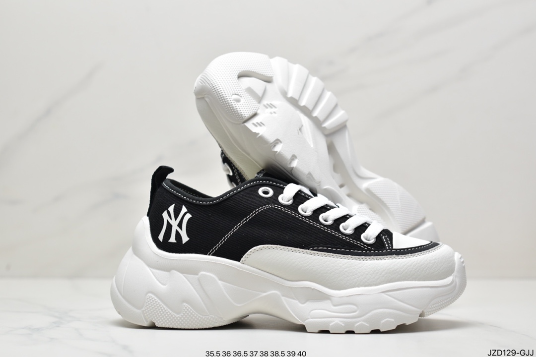 140  MLB Big Ball Chunky Lite Canvas Low厚底老爹3ASHUL22N