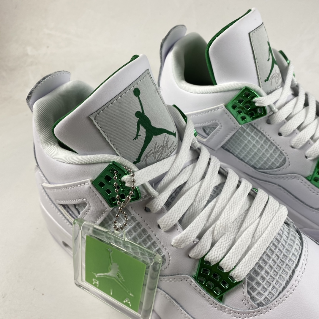 P240  Air Jordan 4 ”Pine Green” AJ4 乔4白绿 头层 CT8527-113