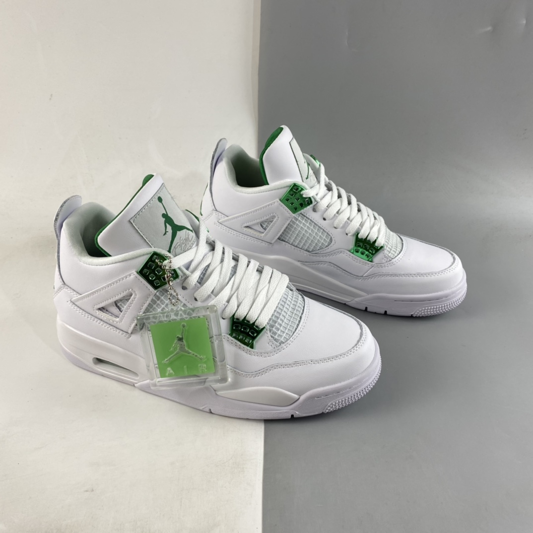 P240  Air Jordan 4 ”Pine Green” AJ4 乔4白绿 头层 CT8527-113