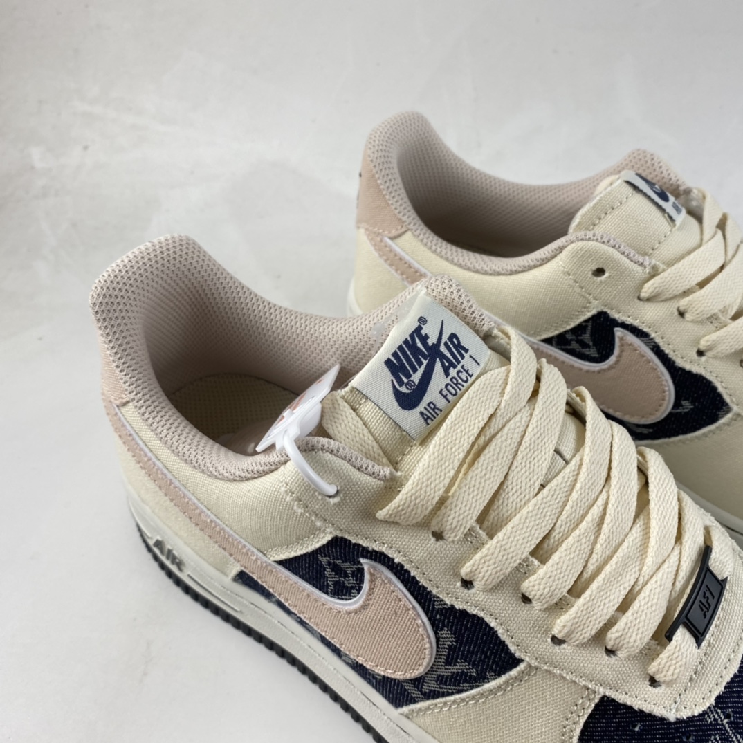 P220  Nike Air Force 1’07 Low 印花拼接 空军一号帆布低帮休闲板鞋 315122-667