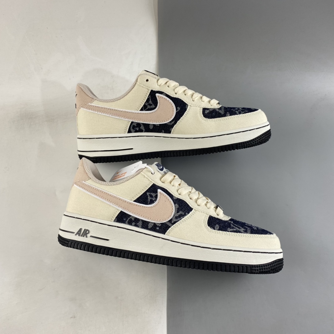 P220  Nike Air Force 1’07 Low 印花拼接 空军一号帆布低帮休闲板鞋 315122-667