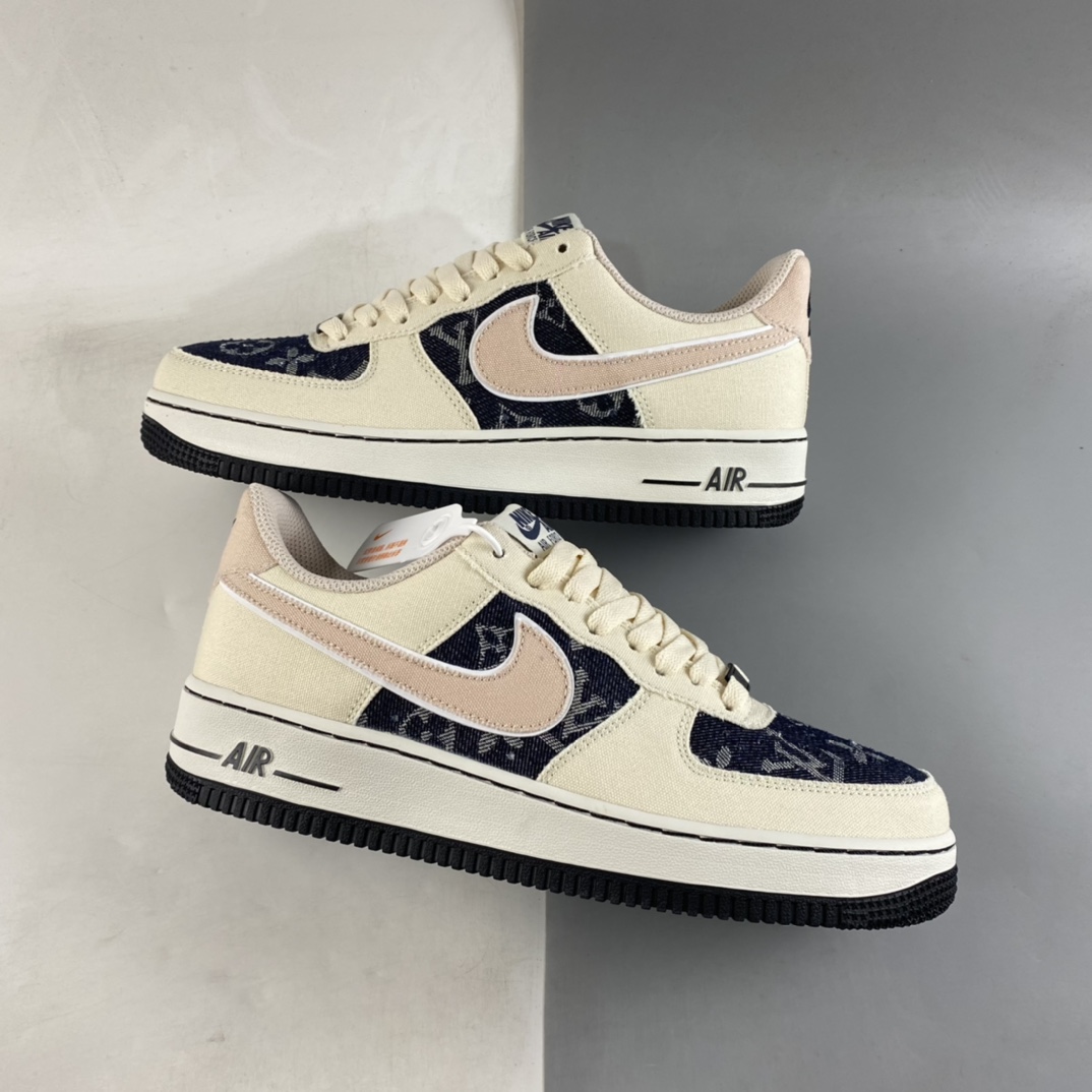 P220  Nike Air Force 1’07 Low 印花拼接 空军一号帆布低帮休闲板鞋 315122-667