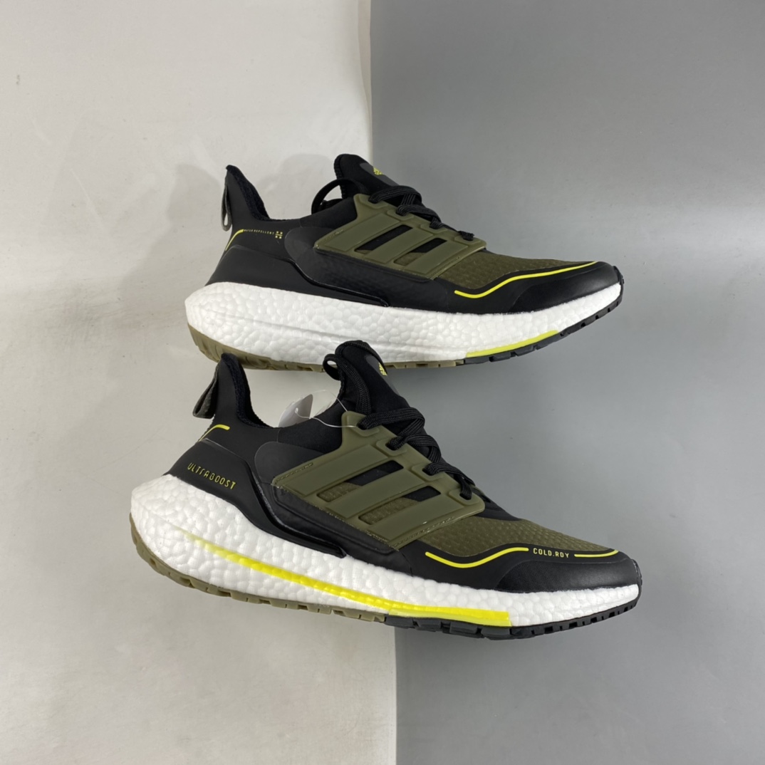 Adidas UltraBoost 21 Thick Popcorn Sock Knit Upper Casual Sports Jogging Shoes S23896