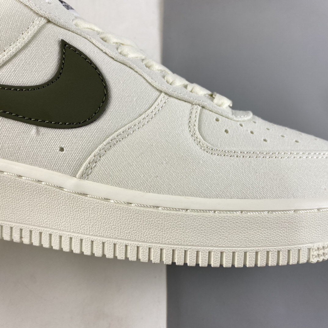 P220  Nike Air Force 1’07 Low 米绿色 空军一号帆布低帮休闲板鞋 DG2296-008