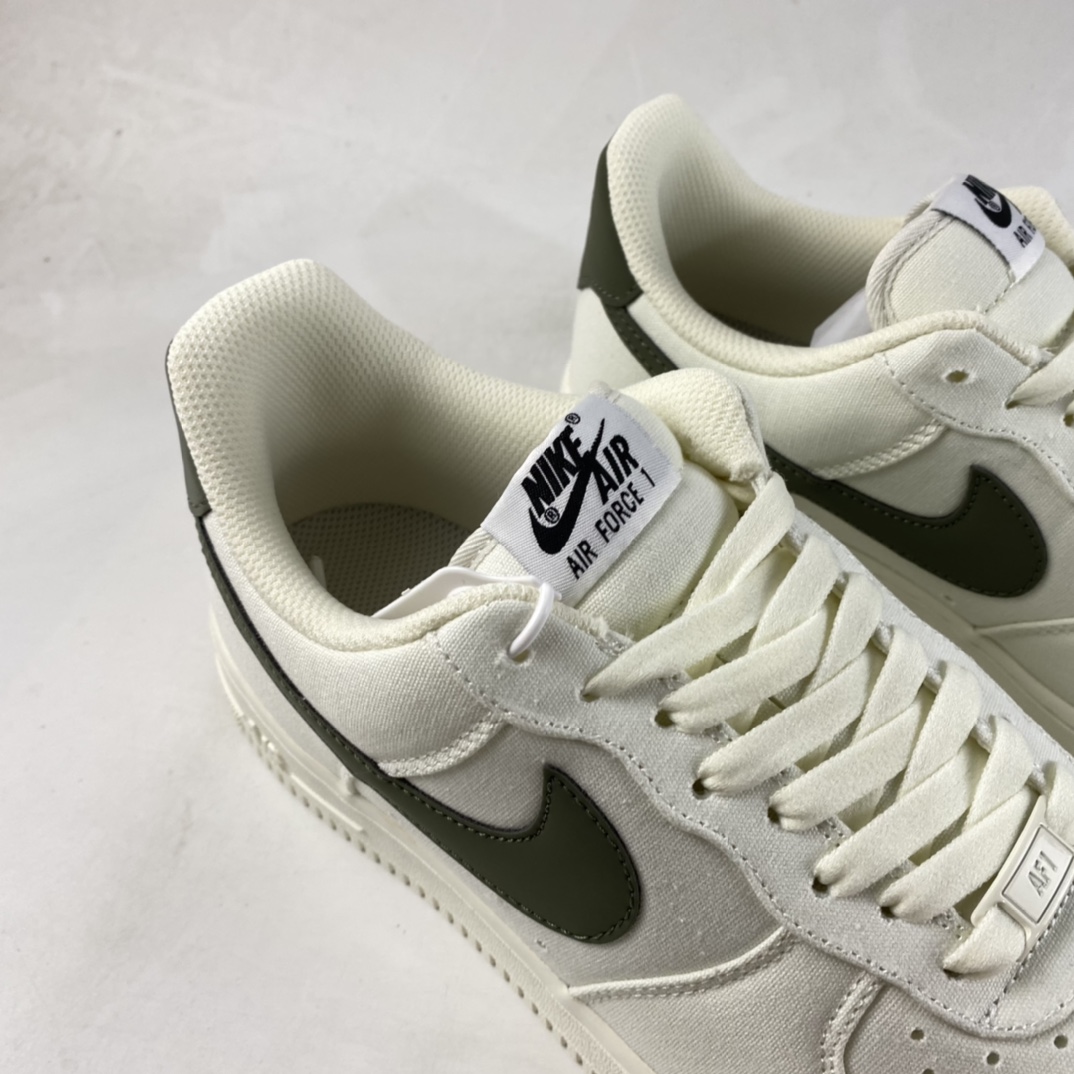P220  Nike Air Force 1’07 Low 米绿色 空军一号帆布低帮休闲板鞋 DG2296-008
