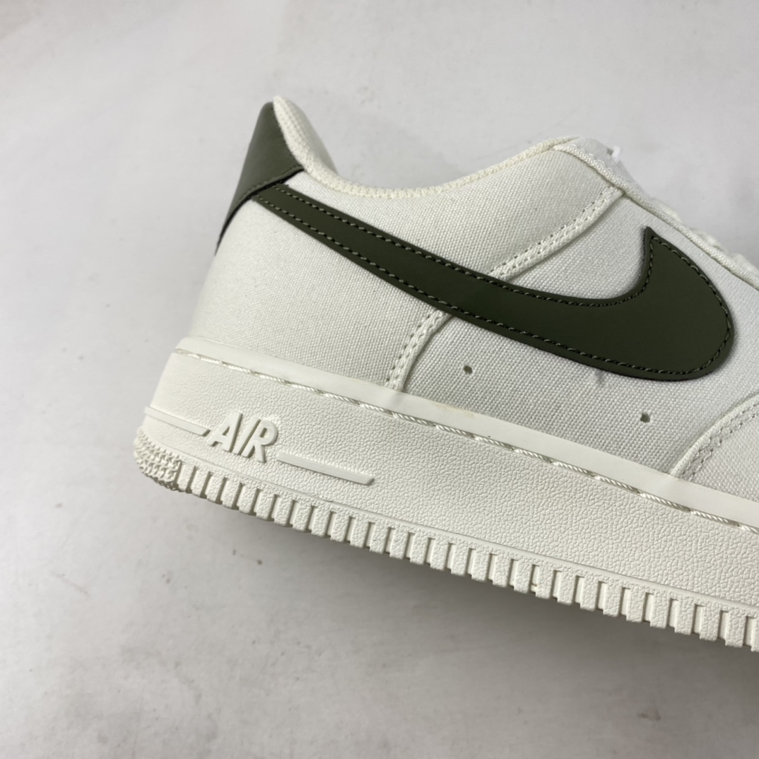 P220  Nike Air Force 1’07 Low 米绿色 空军一号帆布低帮休闲板鞋 DG2296-008