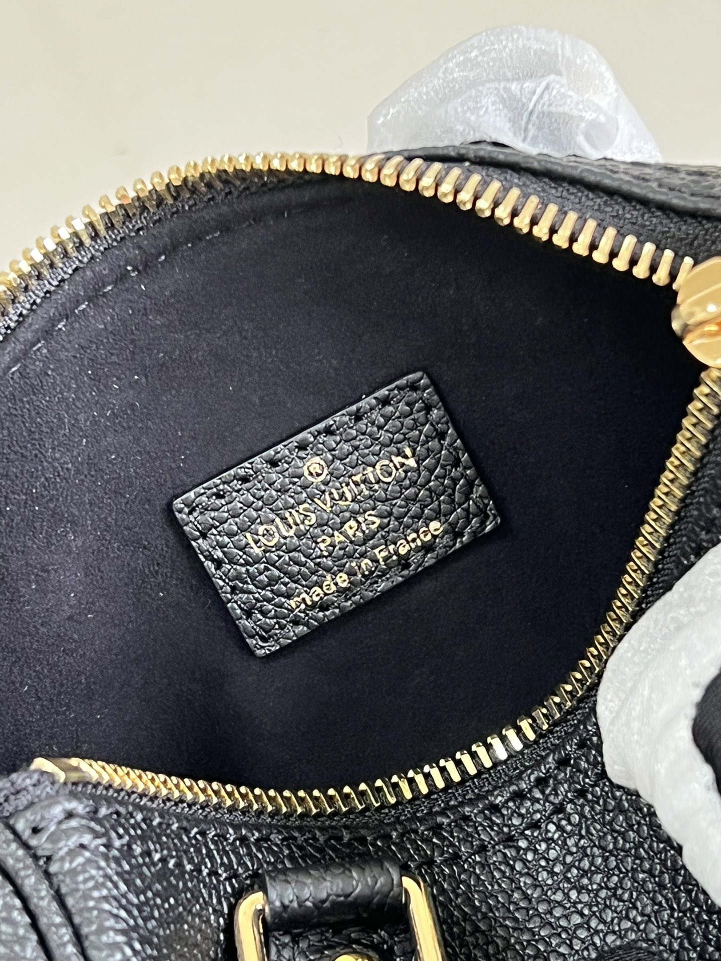 Louis Vuitton Nano Speedy: Mini Black Leather Satchel with Adjustable Strap 10 i1654937139 9581 8