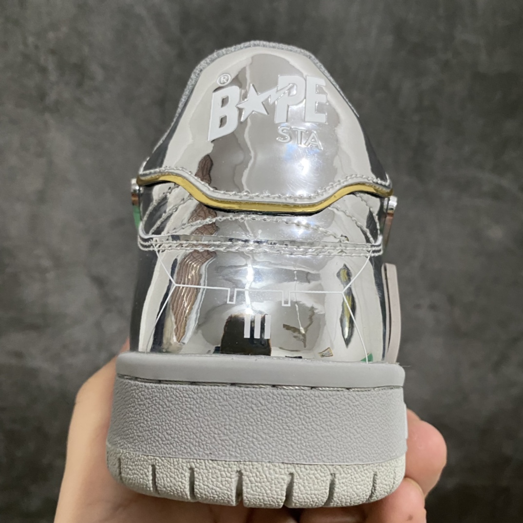 图片[5]-莞产G版 Bape Sk8 Sta 空山基联名 顶流过验品质 秒杀全网所有版 纯原标杆 原档‬案鞋面工整无皱褶 ‮艺工‬超前市‮水场‬平 同源原厂头层牛漆皮及光面皮鞋‮材面‬质 鞋‬垫嵌入Ortholite (欧索莱)缓震材质 外置原数据开发耐磨橡胶大底✔️ 全套顶级包装，猿人logo定制防尘袋！ 迷彩定制，鞋垫一副！ 抗压收纳抽屉式鞋盒！ 加固定制3*5厚度防撞打包纸箱！ 尺码：36-45(无半码)-选品中心