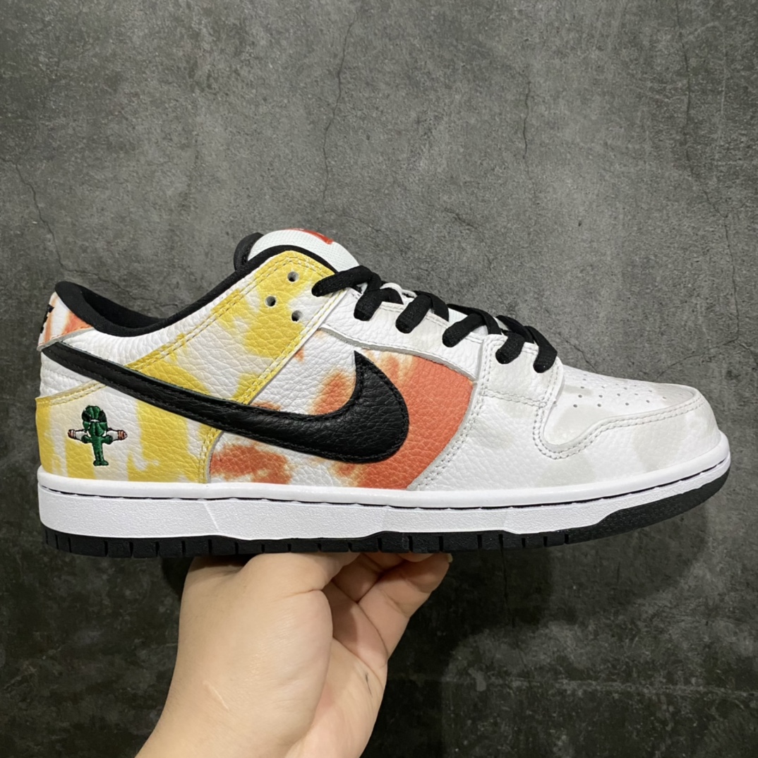 L版Dunk SB白色扎染外星人 尺码：36-47.5 货号：BQ6832-101-选品中心