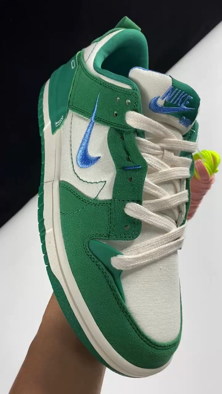 Dunk白绿孔雀石尺码36-47.5总裁L出品-DunkLowDisrupt2“Malachite”白绿