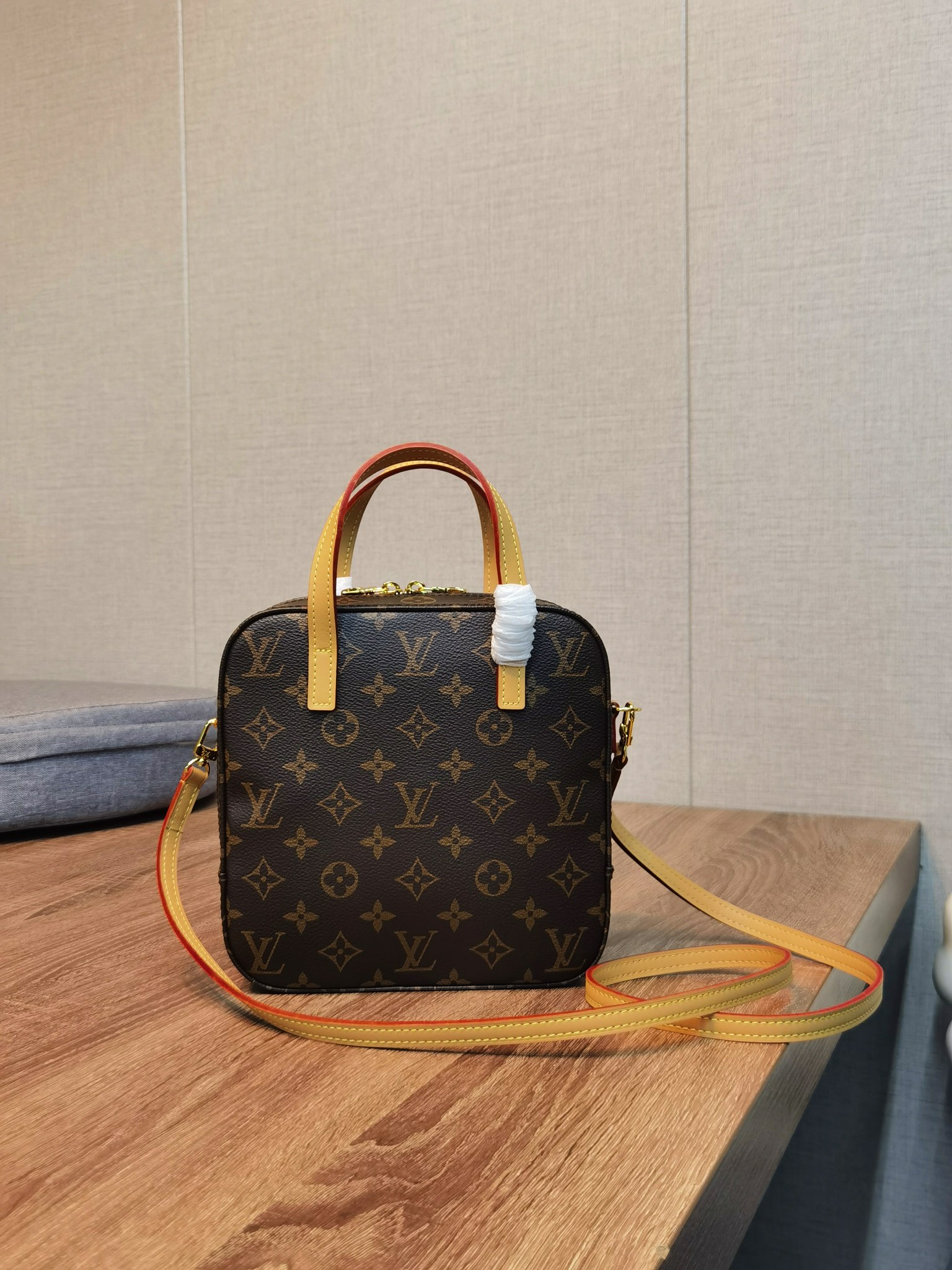 Wholesale Replica
 Louis Vuitton LV Nano Noe Crossbody & Shoulder Bags Highest Product Quality
 Gold Canvas Cowhide Mini M47500