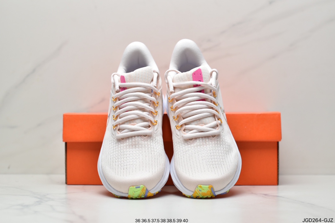 180 耐克Nike Zoom Pegasus 39”Sail/Cube Pink” 登月 39代超级飞马涡轮慢跑鞋