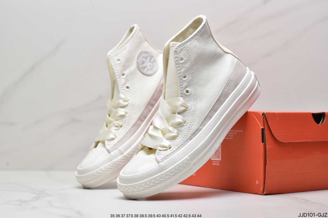 Xiaohongshu hits milk blue / milk powder mandarin duck fairy color matching Converse Converse 173100C 173101C