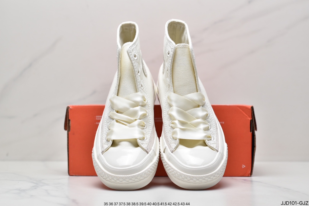 Xiaohongshu hits milk blue / milk powder mandarin duck fairy color matching Converse Converse 173100C 173101C