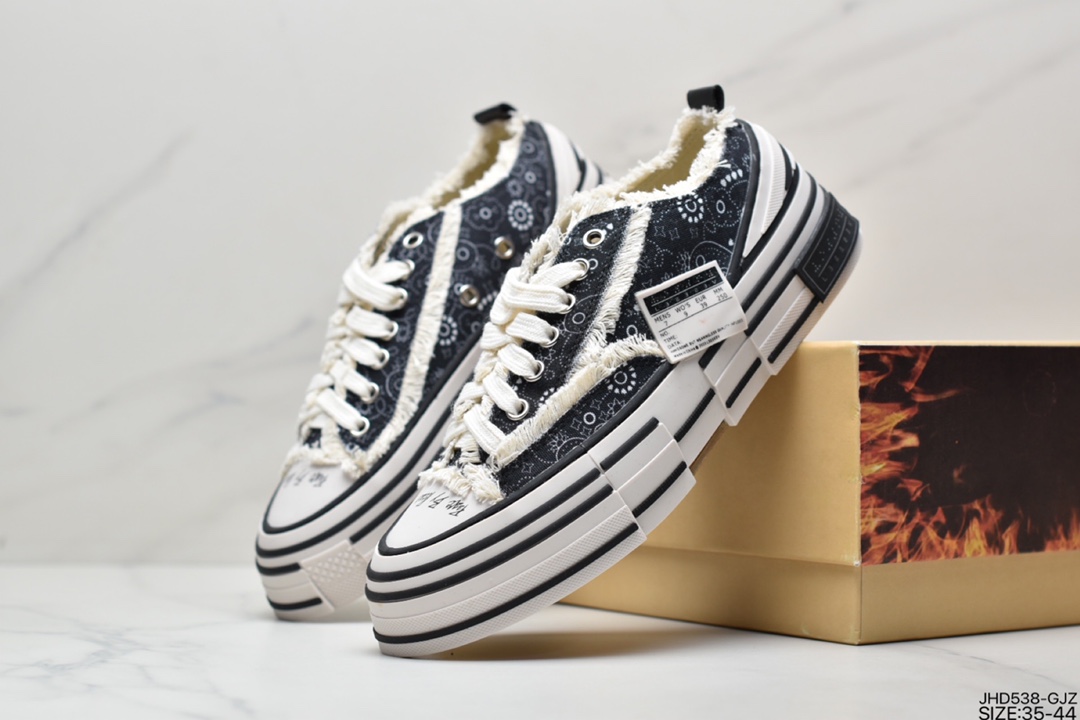 190 吴建豪个人新锐品牌xVESSEL G.O.P Mule Slip On 重工解构板鞋