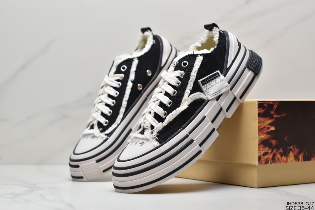 190 吴建豪个人新锐品牌xVESSEL G.O.P Mule Slip On 重工解构板鞋