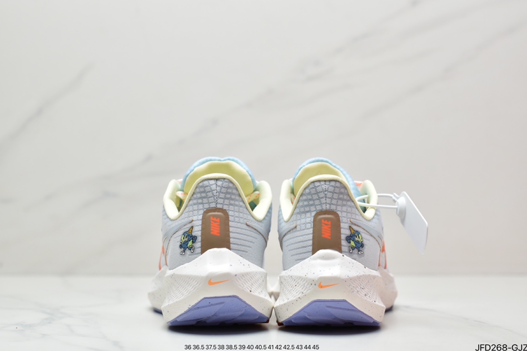 170 耐克Nike Zoom Pegasus 39”Sail/Cube Pink” 登月 39代超级飞马慢跑鞋