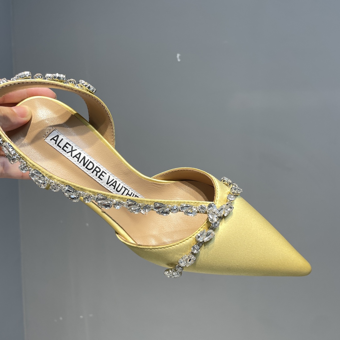 2021 Crystal Sole Water-Drive Shoes with Diamond Chain for Goddesses - 图片 7
