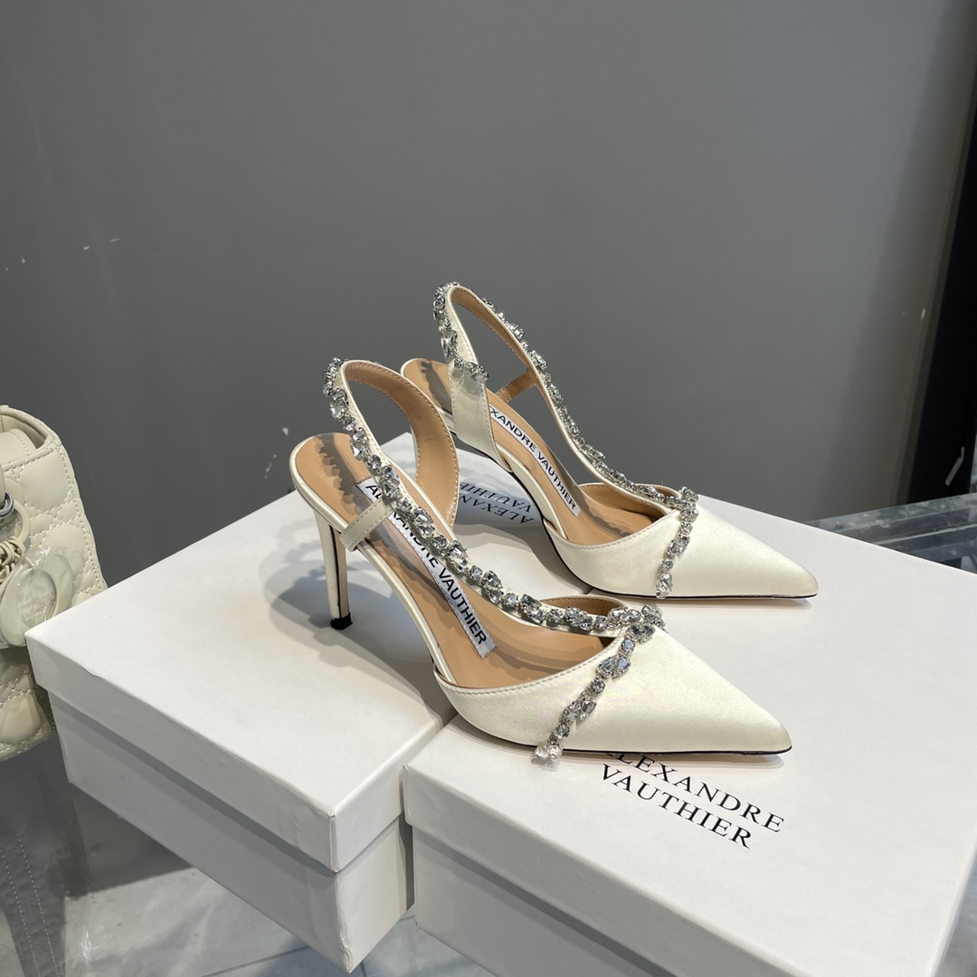 2021 New Water-Drive Crystal Soles Shoes: Customized Italian Leather, 8.5CM Heel - 图片 2