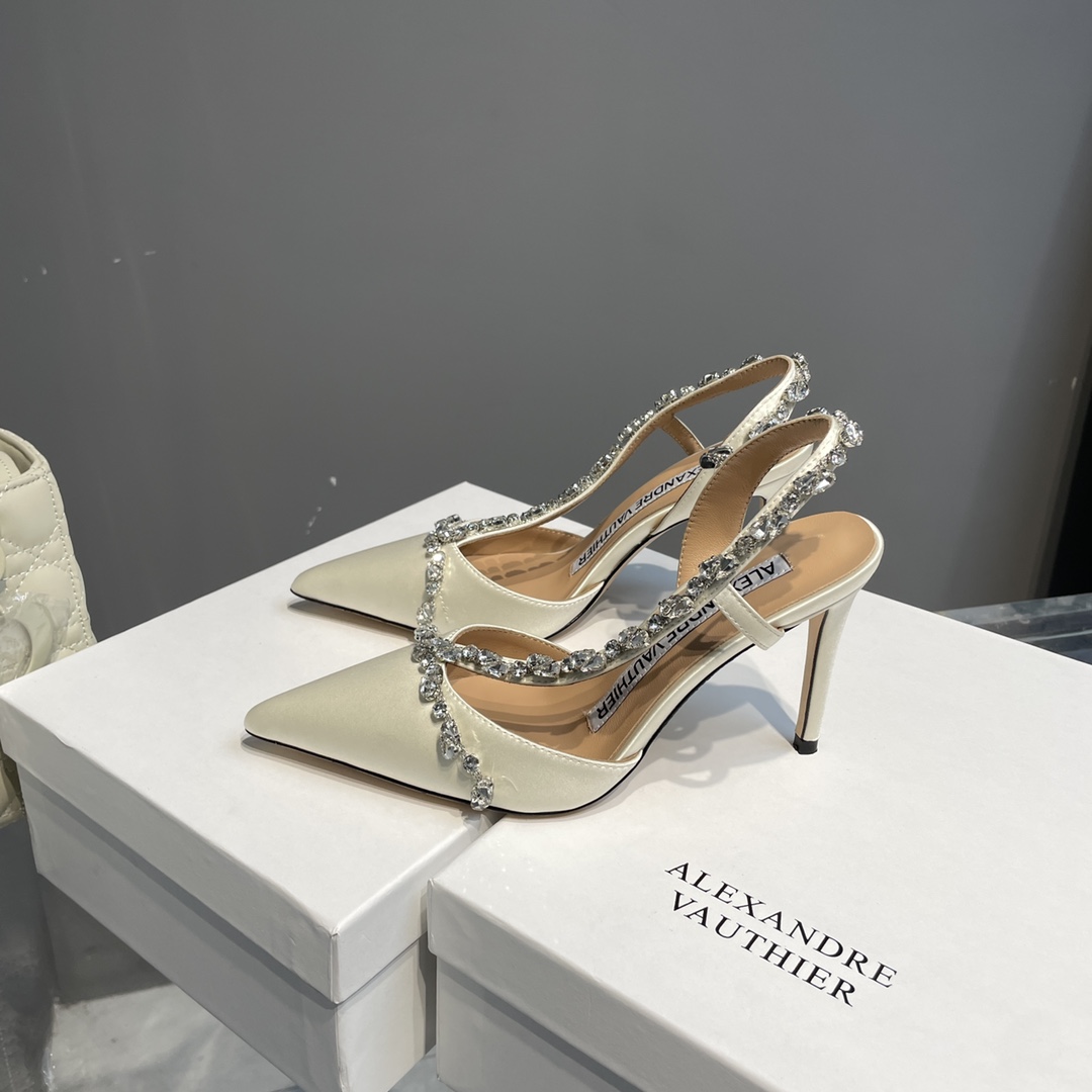 2021 New Water-Drive Crystal Soles Shoes: Customized Italian Leather, 8.5CM Heel - 图片 4