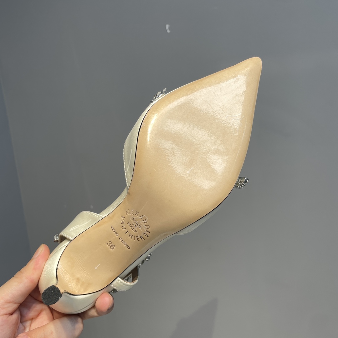 2021 New Water-Drive Crystal Soles Shoes: Customized Italian Leather, 8.5CM Heel - 图片 9