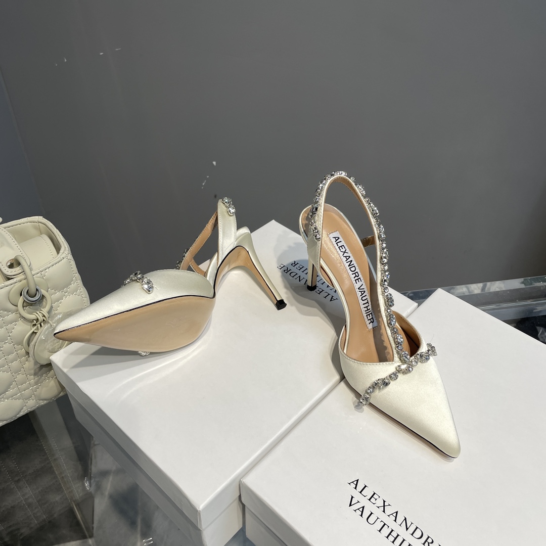 2021 New Water-Drive Crystal Soles Shoes: Customized Italian Leather, 8.5CM Heel - 图片 3