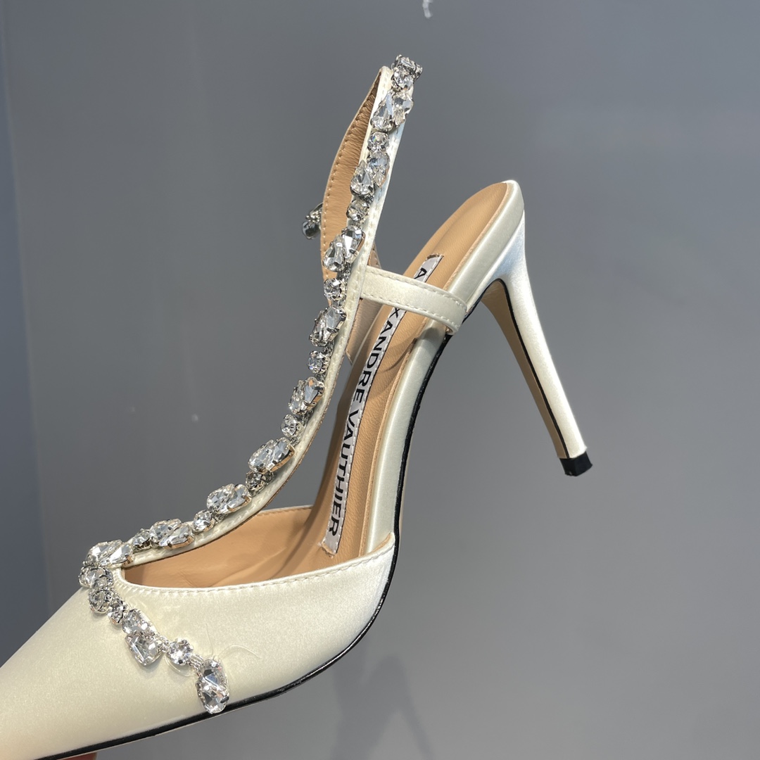 2021 New Water-Drive Crystal Soles Shoes: Customized Italian Leather, 8.5CM Heel - 图片 8